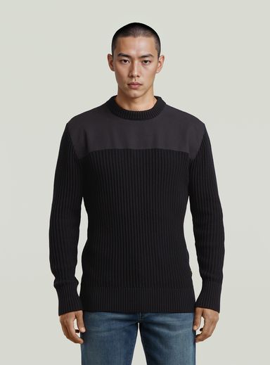 Army Rib Knit Pullover